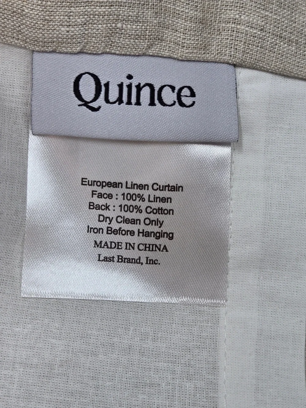 Quince includes 48x96